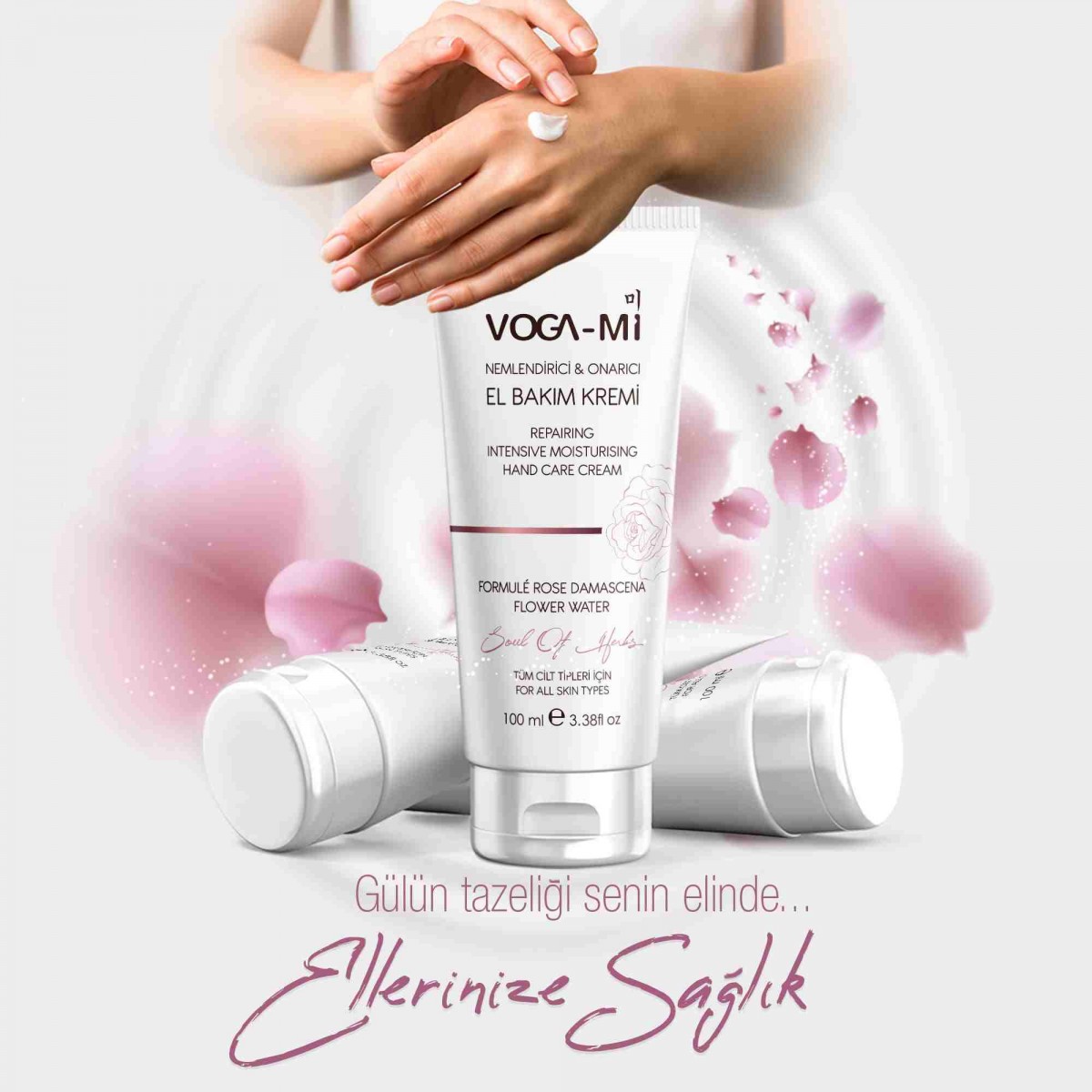 Vogami Nemlendirici-Onarıcı El Bakım Kremi