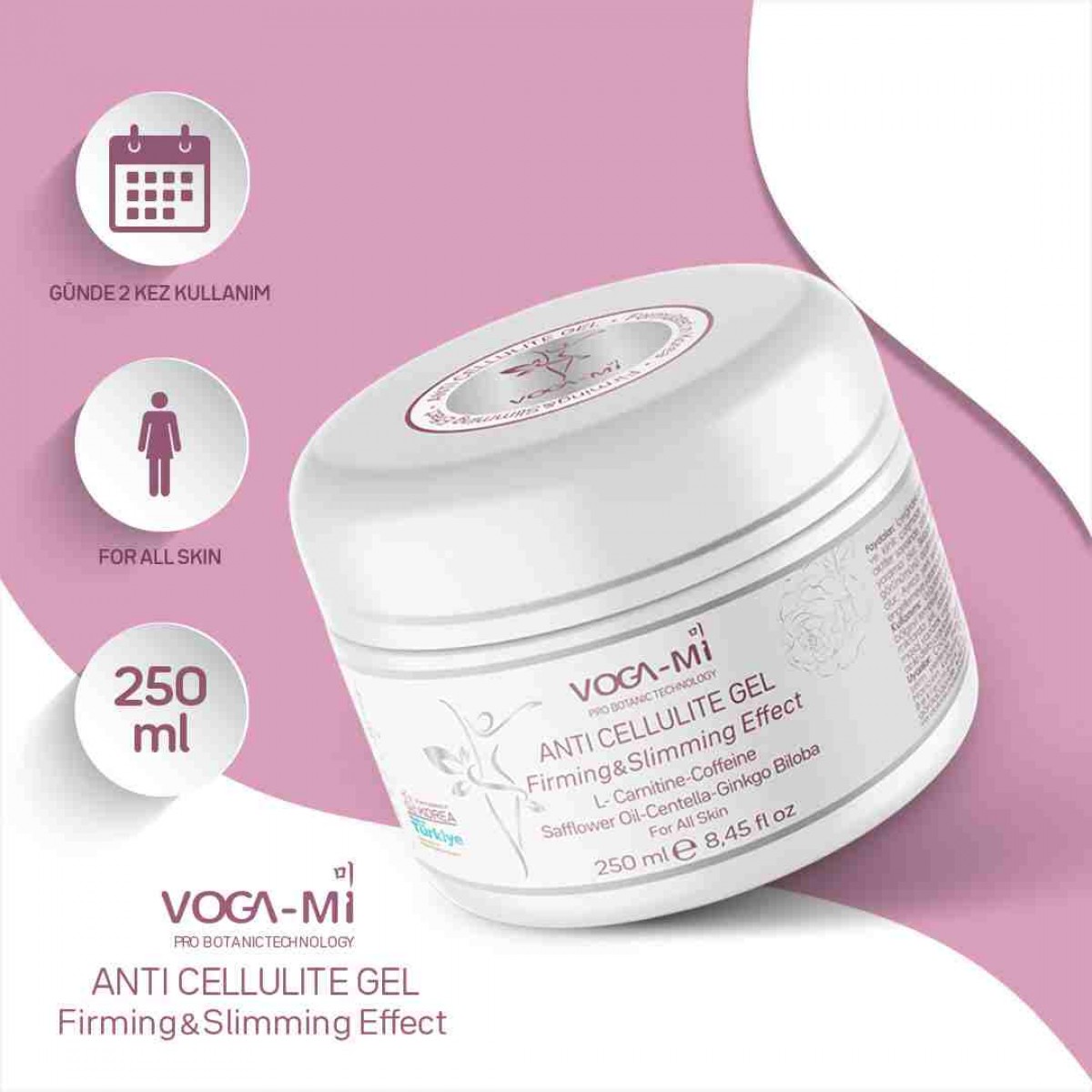 Vogami Selülit Karşıtı Sıkılaştırıcı & İnceltici Jel 250 ML