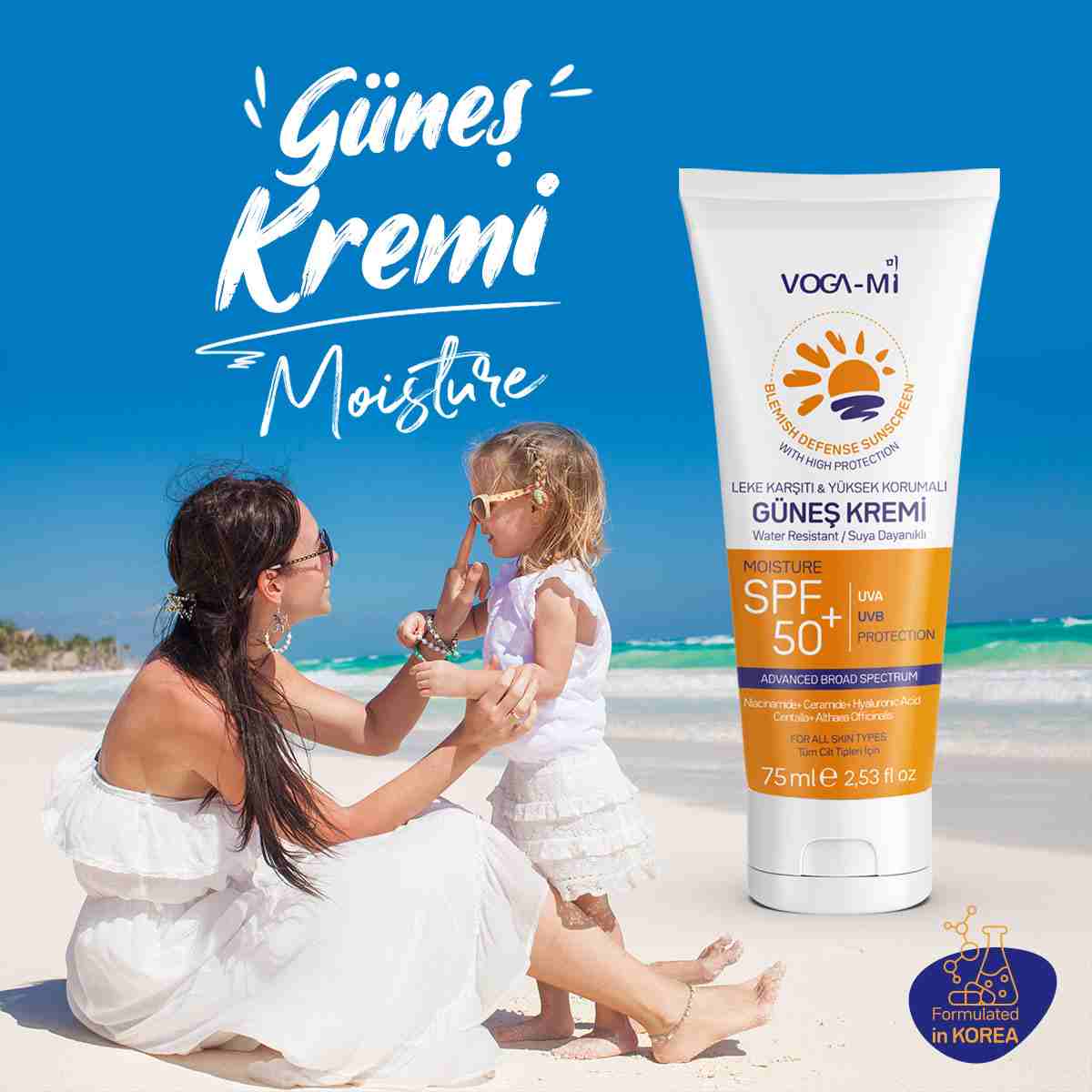 Vogami SF50+ Faktör Güneş Kremi