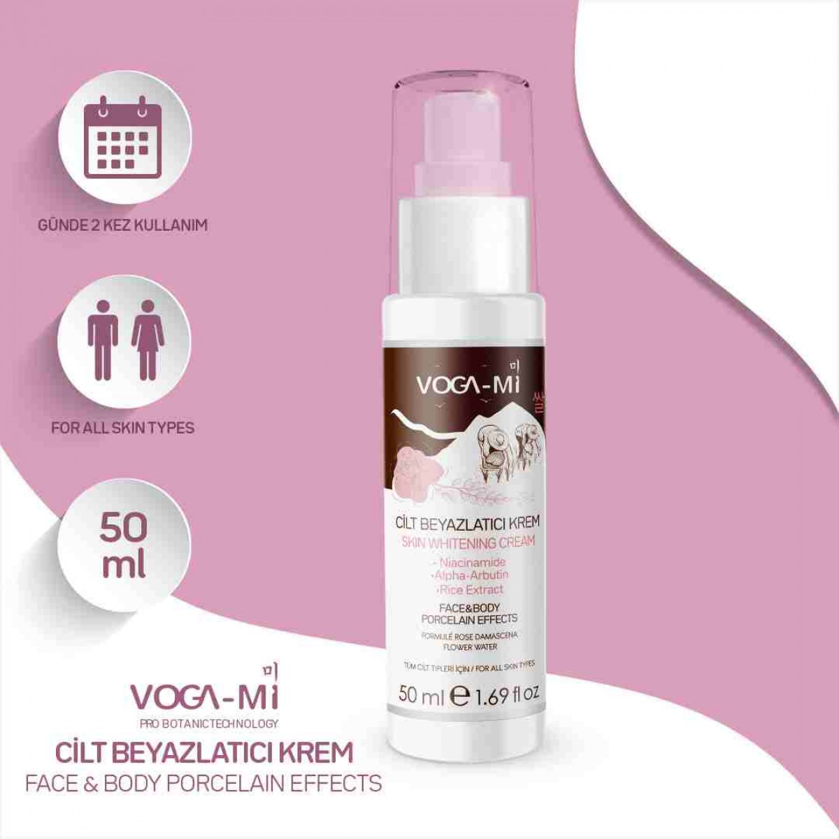 Vogami Cilt Beyazlatıcı Krem