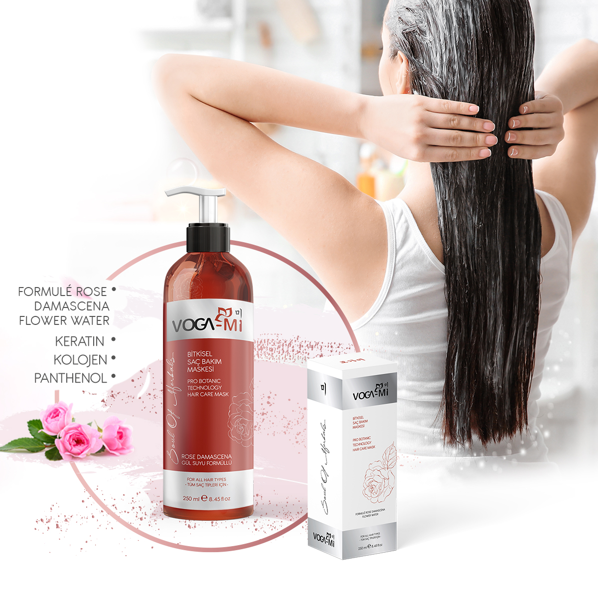 Vogami Bitkisel Saç Bakım Maskesi