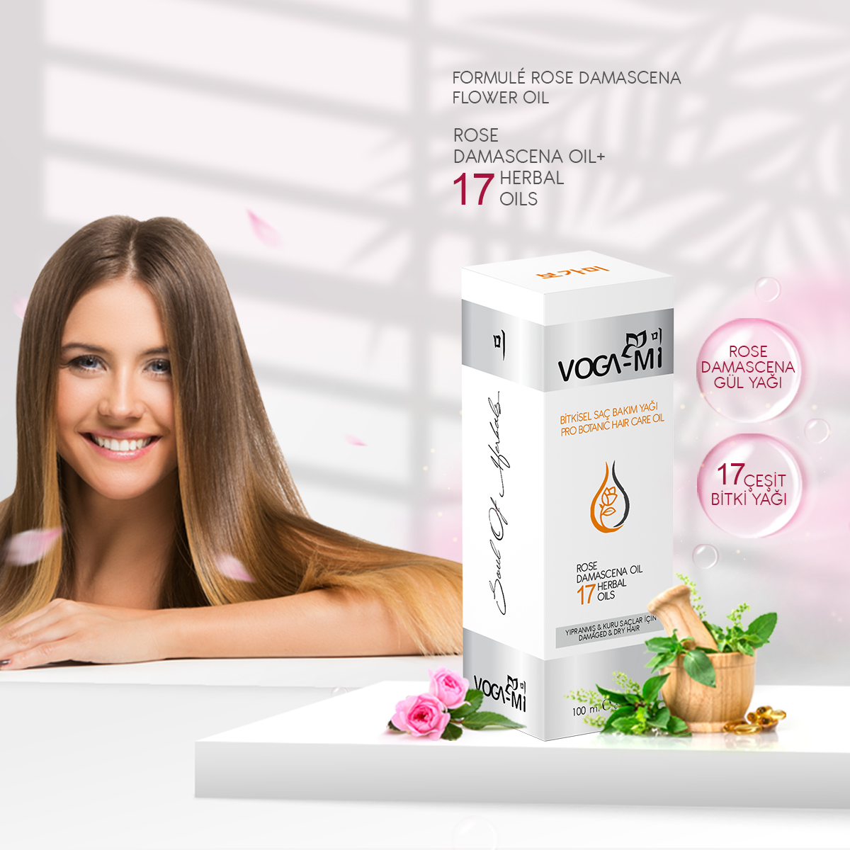 Vogami Bitkisel Saç Bakım Yağı